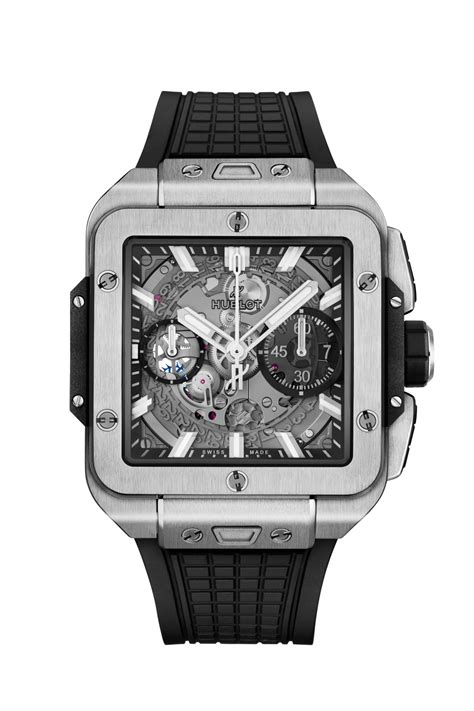 hublot square bang titanium|hublot titanium watch price.